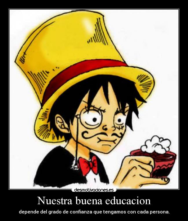 carteles one piece luffy aaaaziwueenaaaaawuachichibaba desmotivaciones