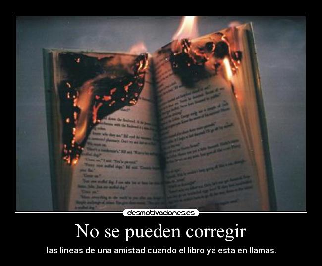 No se pueden corregir -