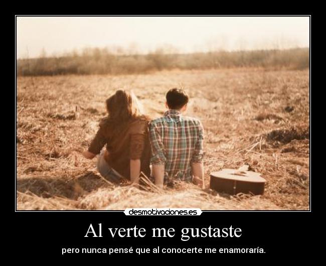 Al verte me gustaste - 