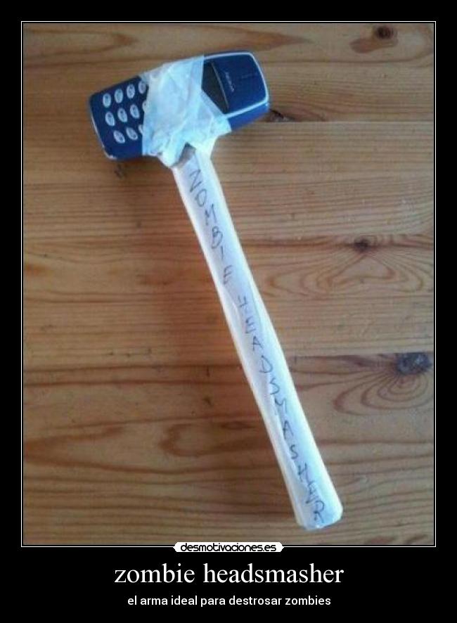 zombie headsmasher - el arma ideal para destrosar zombies