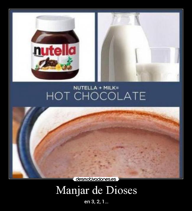 Manjar de Dioses - en 3, 2, 1...