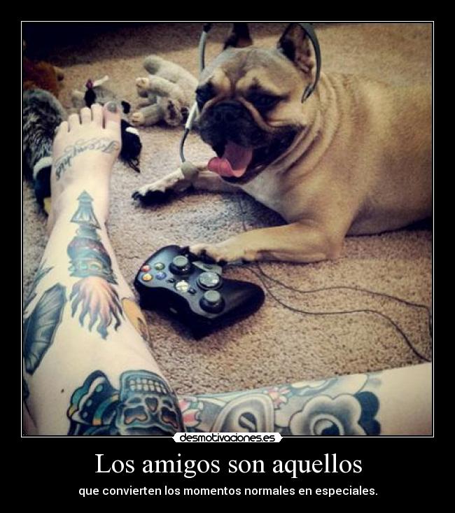 Los amigos son aquellos -