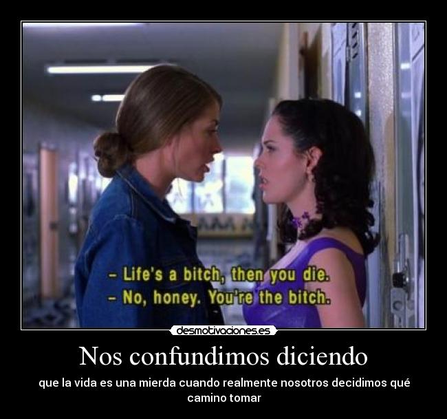 Nos confundimos diciendo - 