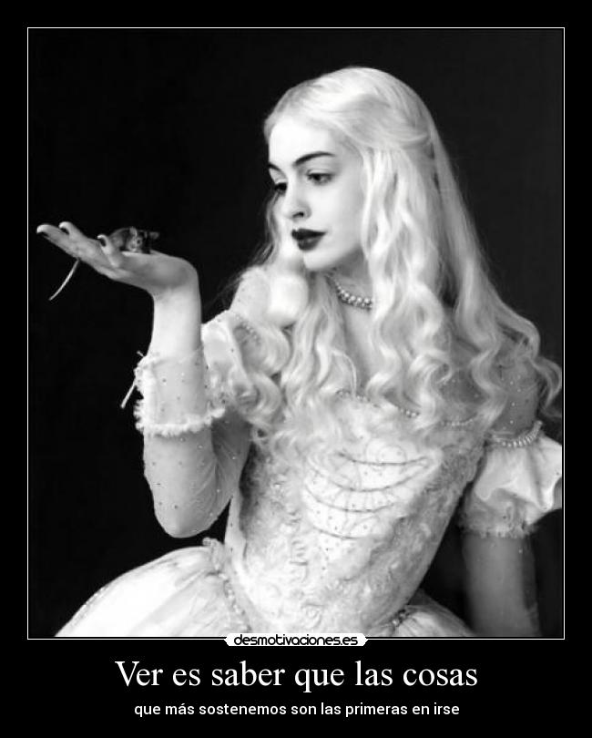 Ver es saber que las cosas - 