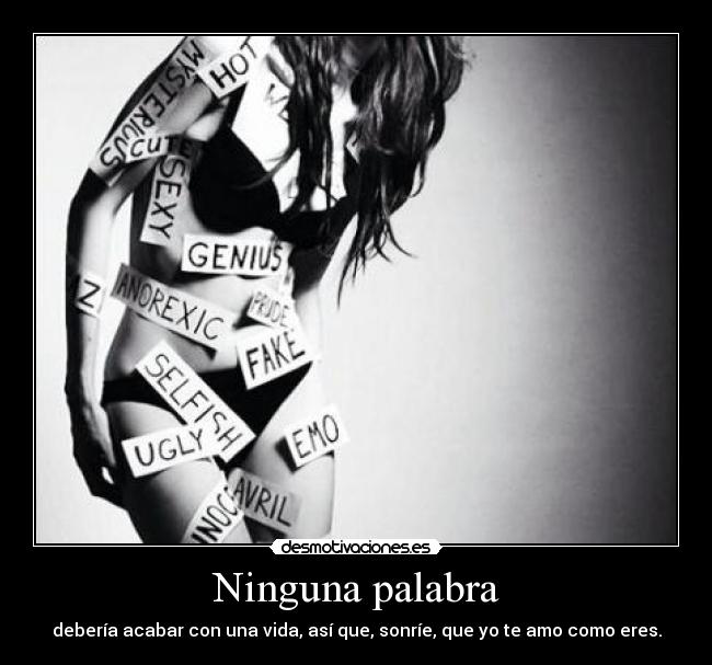 Ninguna palabra -