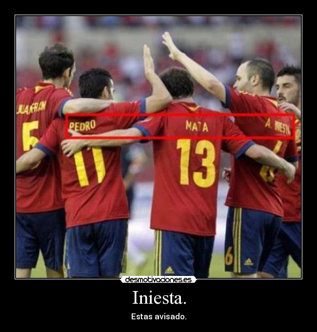 Iniesta. - 