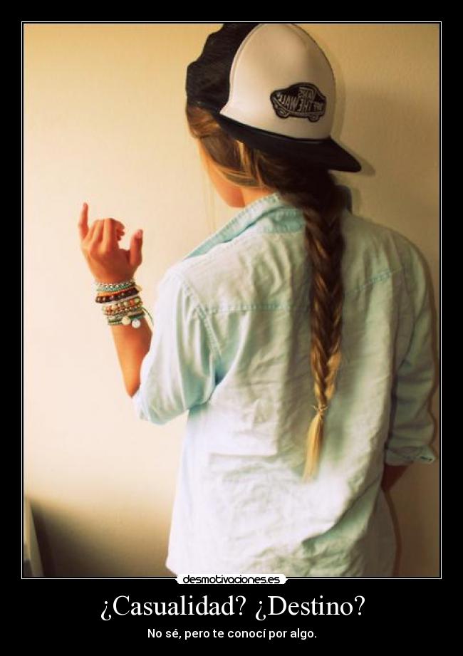 ¿Casualidad? ¿Destino? -