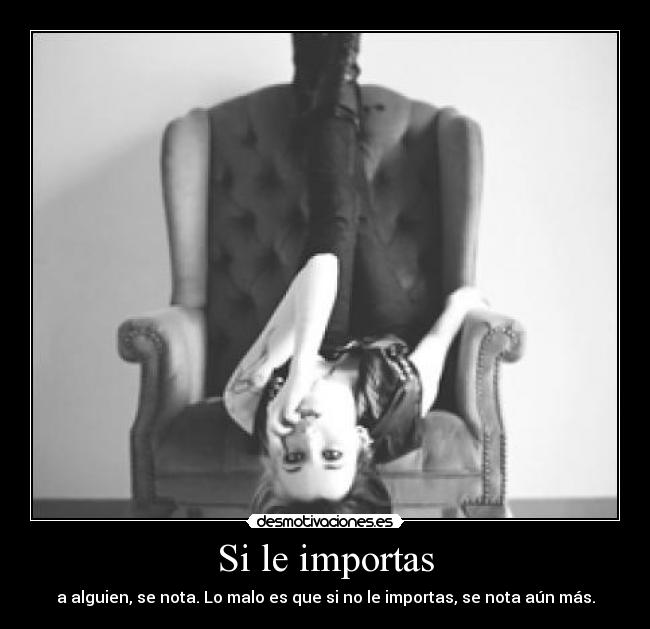 Si le importas - 