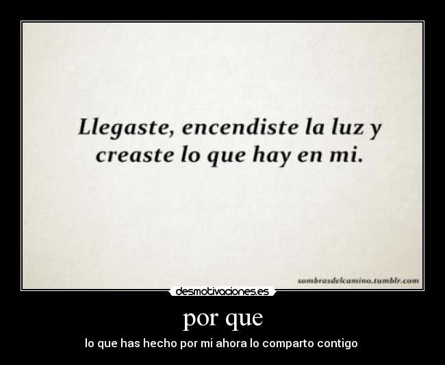 por que -