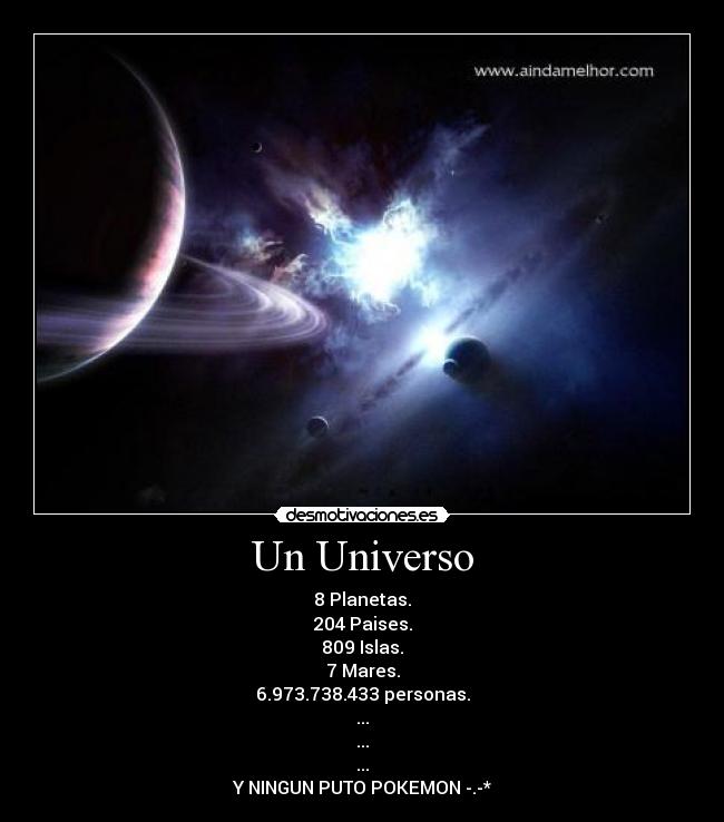 carteles anime pokemon universo paises islas personas mar planetas desmotivaciones