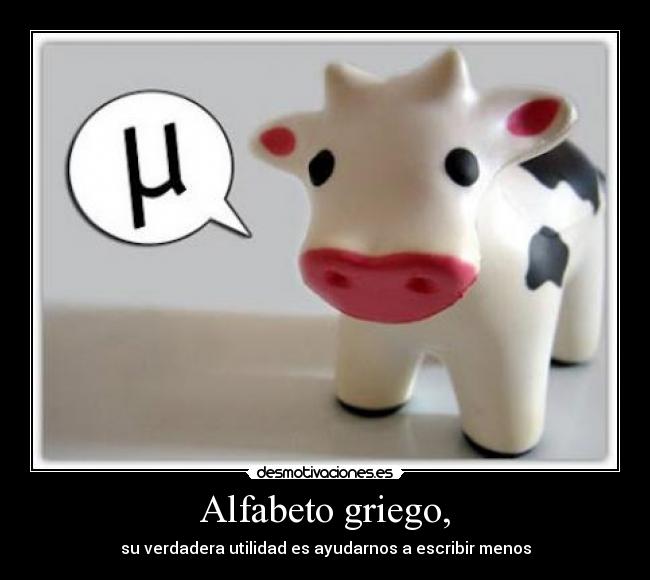 Alfabeto griego, -