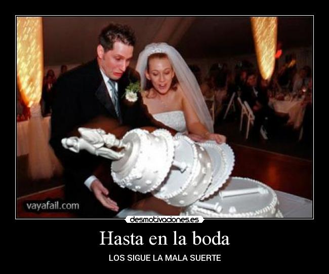 Hasta en la boda - LOS SIGUE LA MALA SUERTE