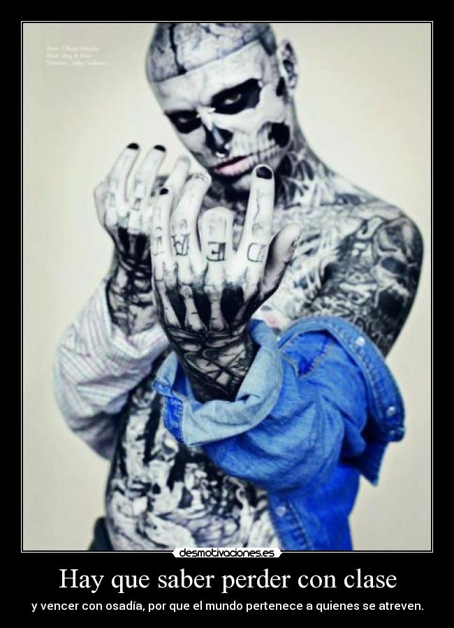 Hay que saber perder con clase -