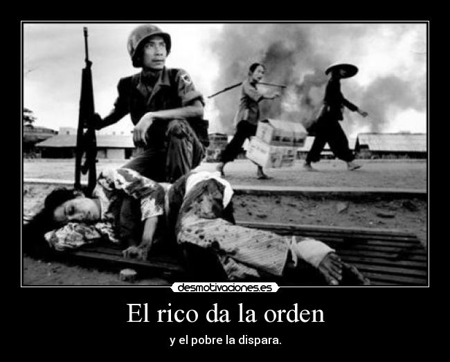 El rico da la orden - 