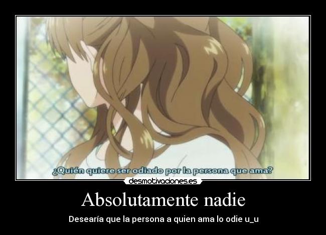 Absolutamente nadie -