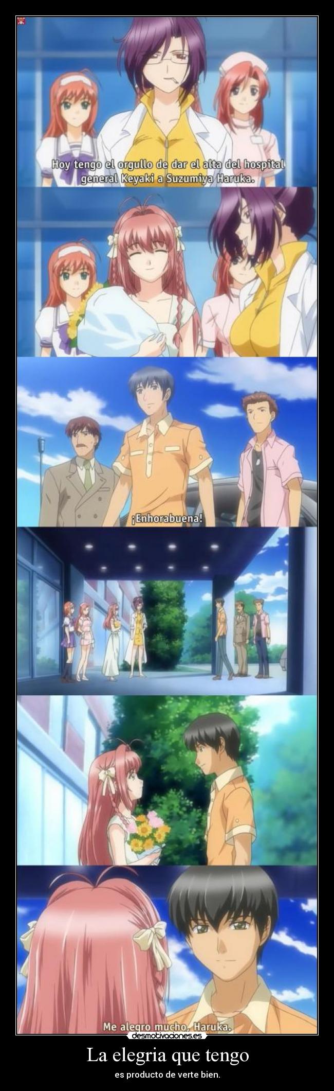 La elegria que tengo - es producto de verte bien.