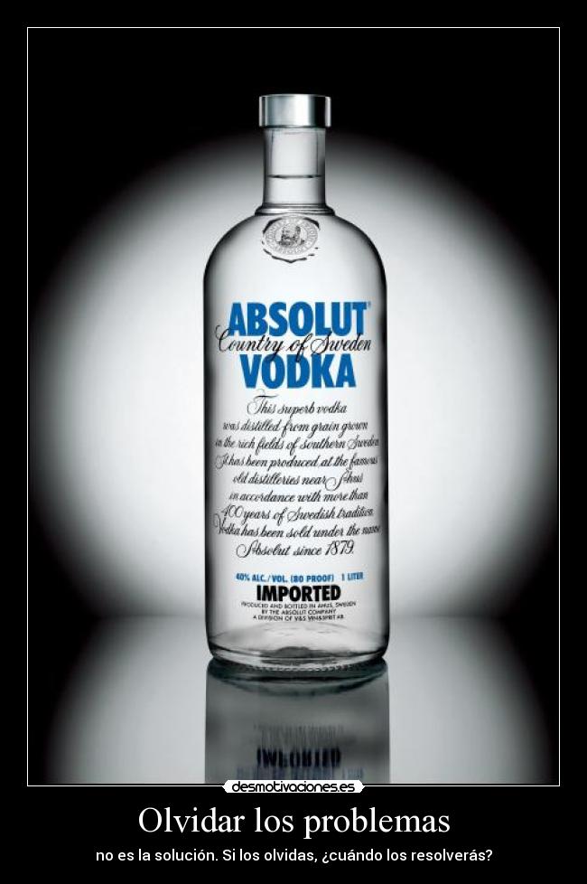Olvidar los problemas -