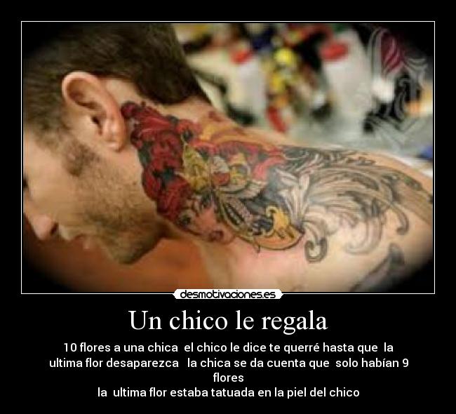 Un chico le regala - 