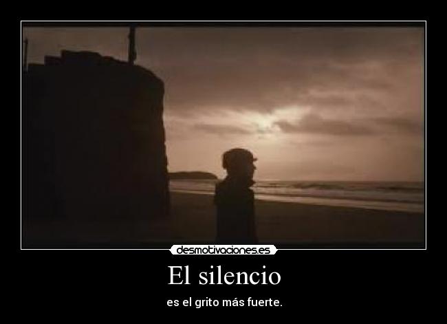 El silencio -