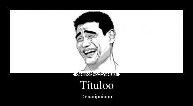 Títuloo - Descripciónn