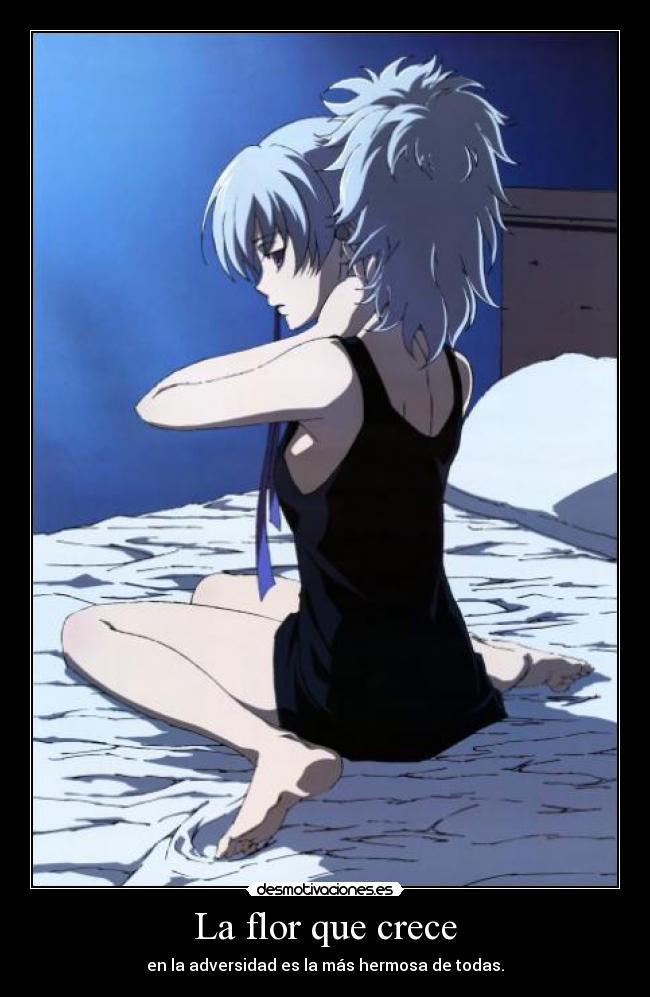 La flor que crece -