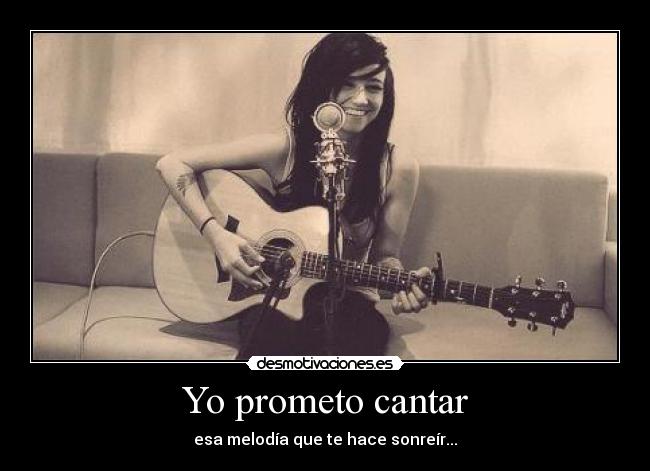 Yo prometo cantar -