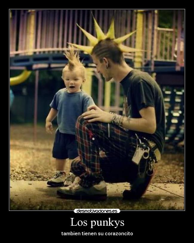 carteles punky punk corazon tierno nino desmotivaciones