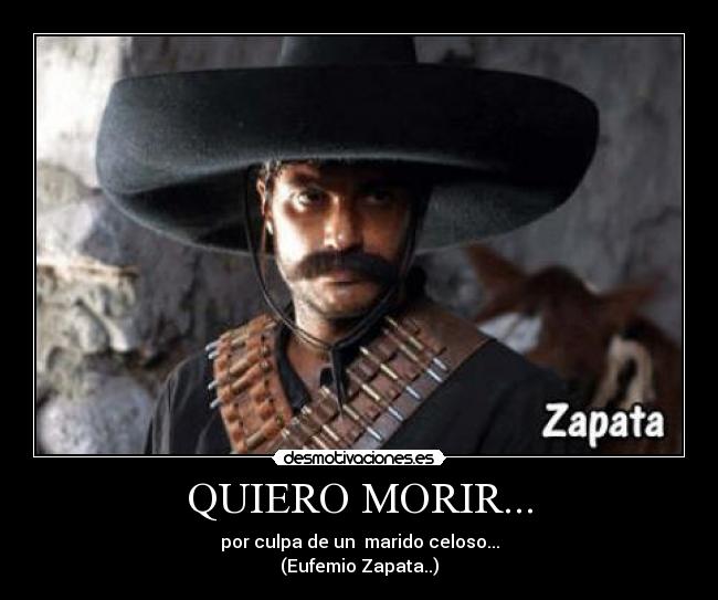 carteles quiero morir por culpa marido celoso desmotivaciones