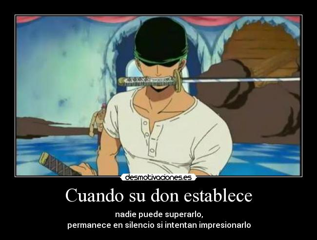 Cuando su don establece - 