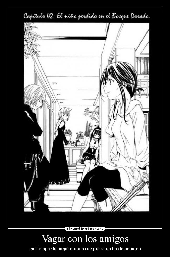 Vagar con los amigos -