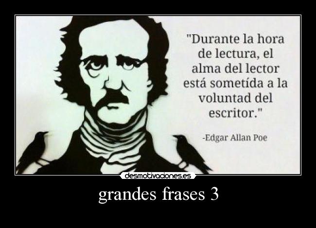 carteles frases edgan allan poe desmotivaciones