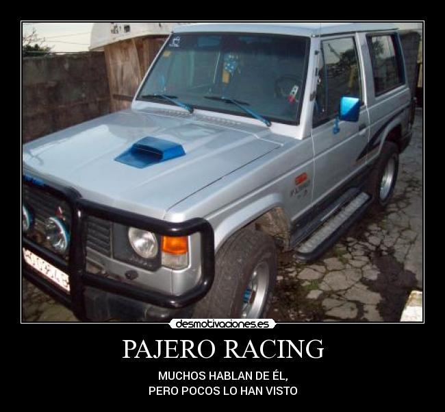 carteles pajero racing desmotivaciones