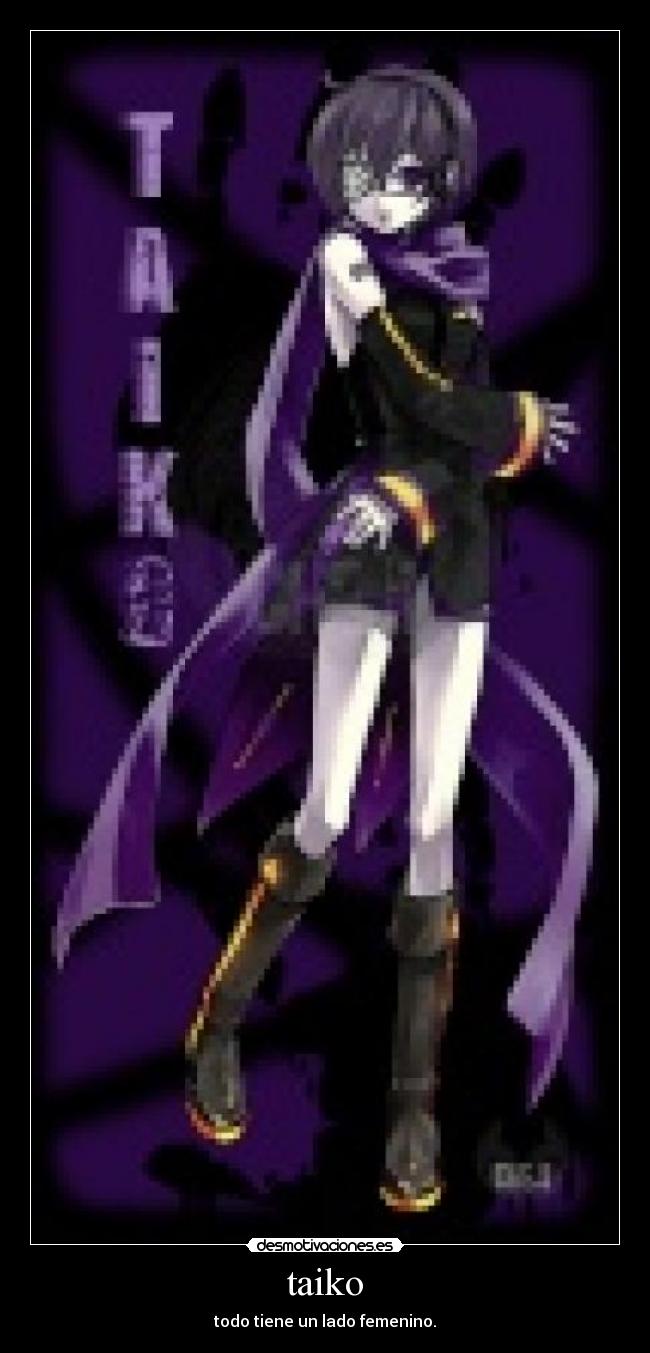 taiko - todo tiene un lado femenino.