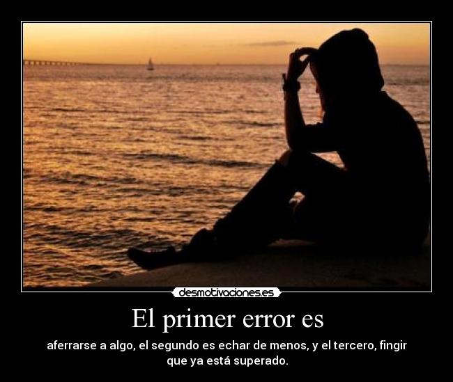 El primer error es -