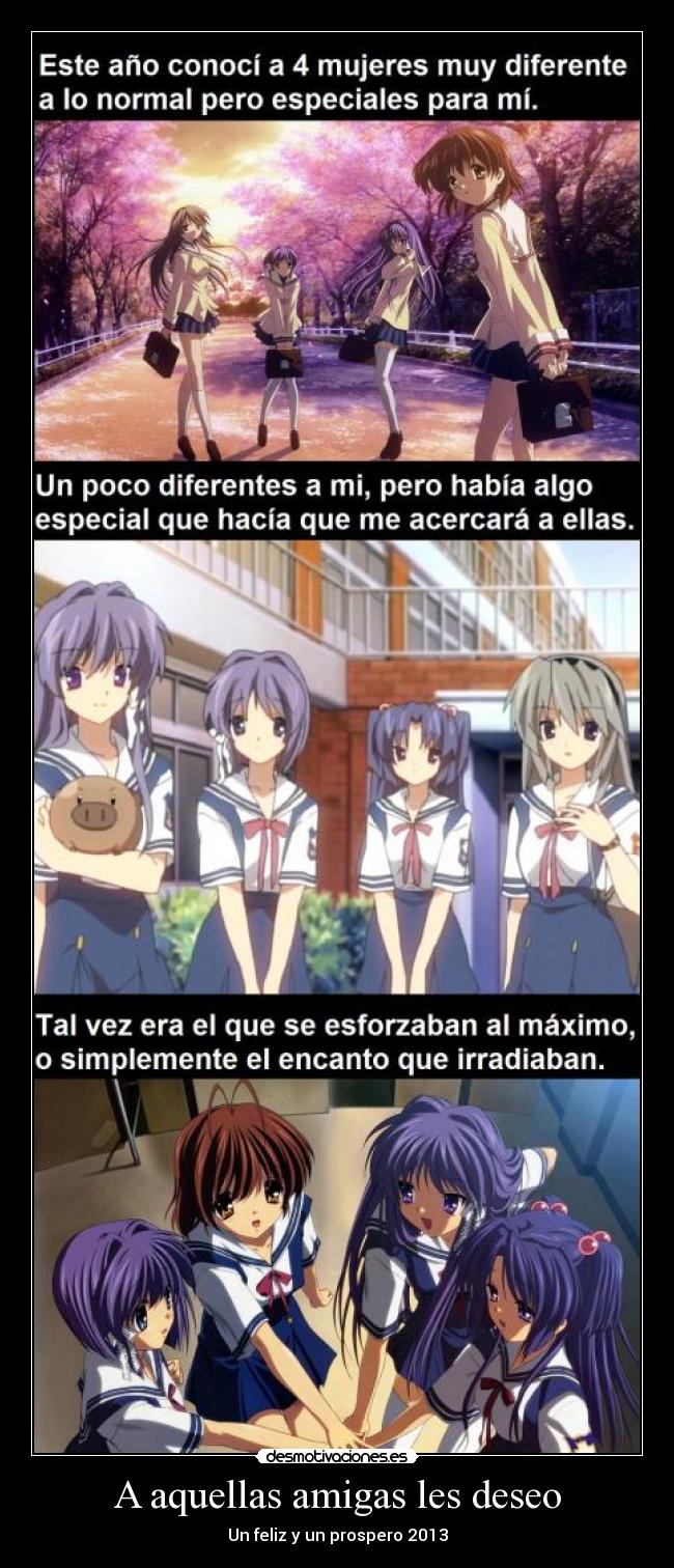 A aquellas amigas les deseo - Un feliz y un prospero 2013