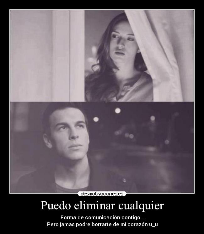 Puedo eliminar cualquier - 