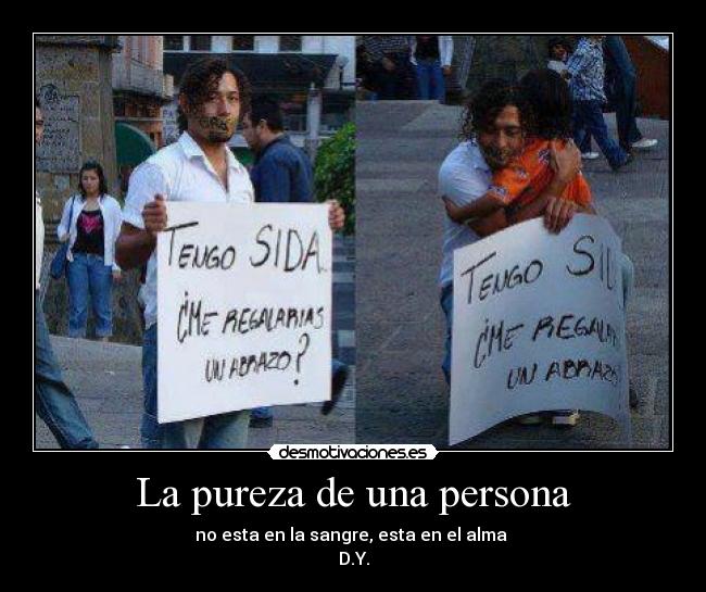 La pureza de una persona -