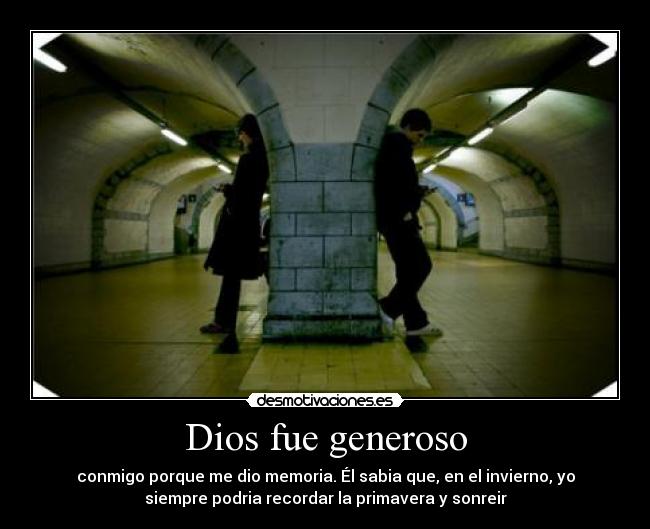 Dios fue generoso -