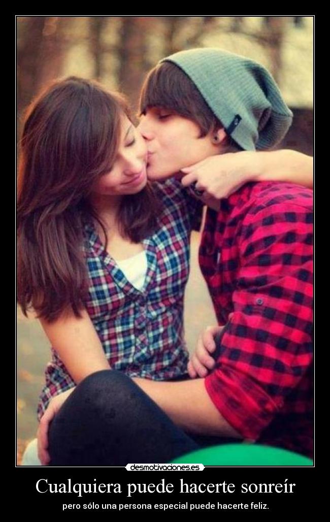 Cualquiera puede hacerte sonreír -