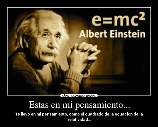 Estas en mi pensamiento... - 