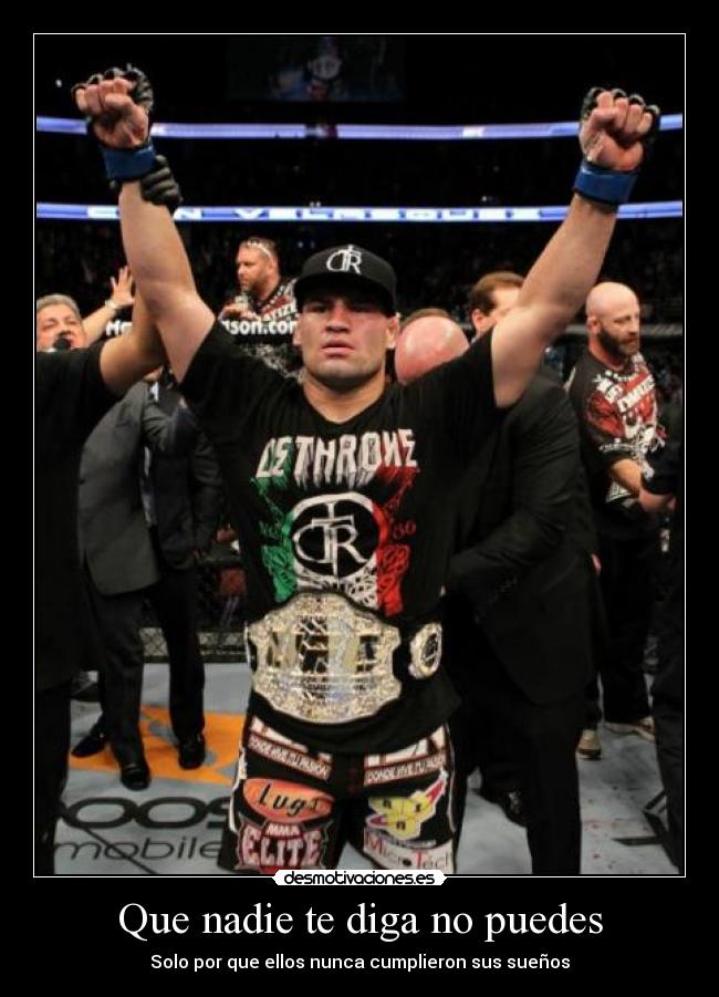 Que nadie te diga no puedes -