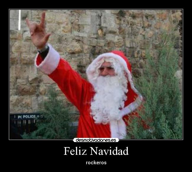 carteles navidad santa anime ano nuevo amor amistad rockeros desmotivaciones