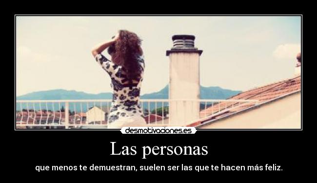 Las personas -