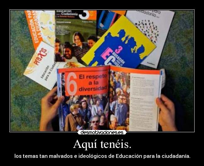 carteles zapatero ironia educacion para ciudadania desmotivaciones