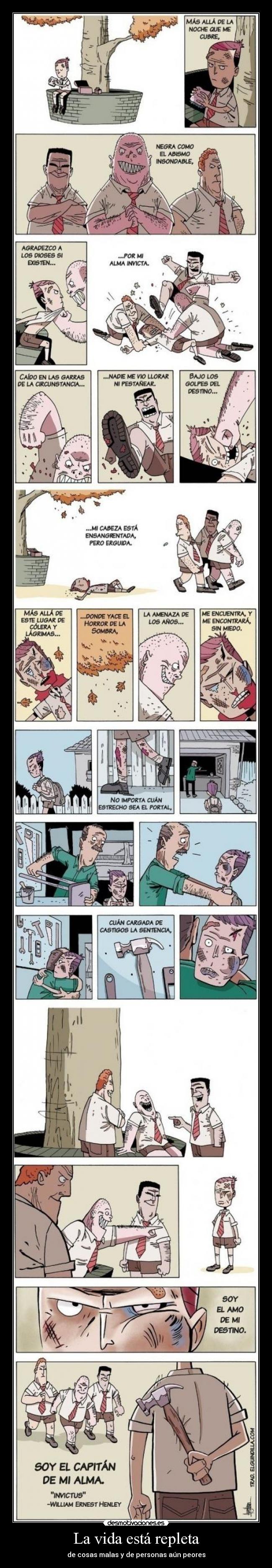 La vida está repleta -