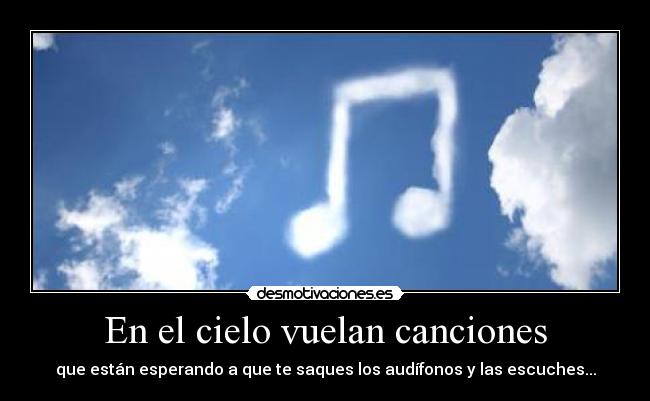 En el cielo vuelan canciones -