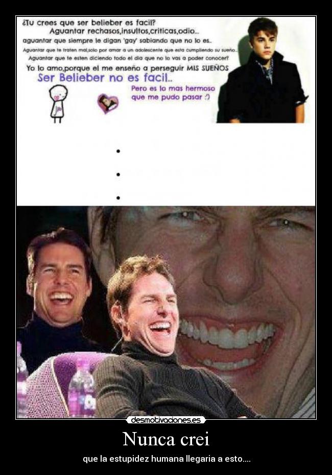 Nunca crei - que la estupidez humana llegaria a esto....