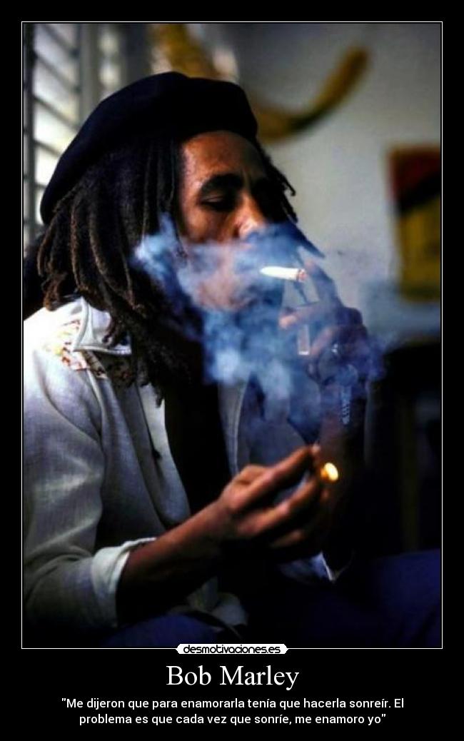 carteles bobmarley frase amor desmotivaciones