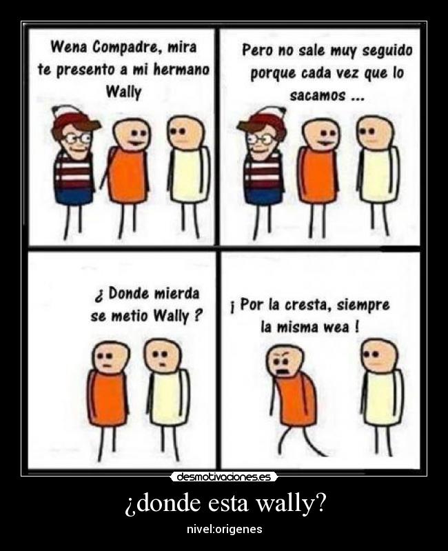 ¿donde esta wally? -