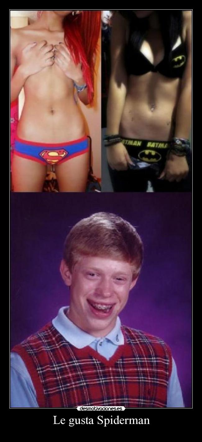 Le gusta Spiderman -